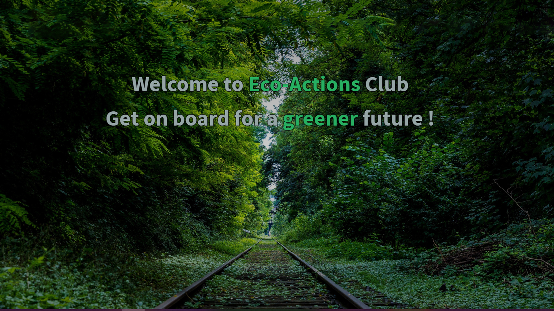 Eco actions