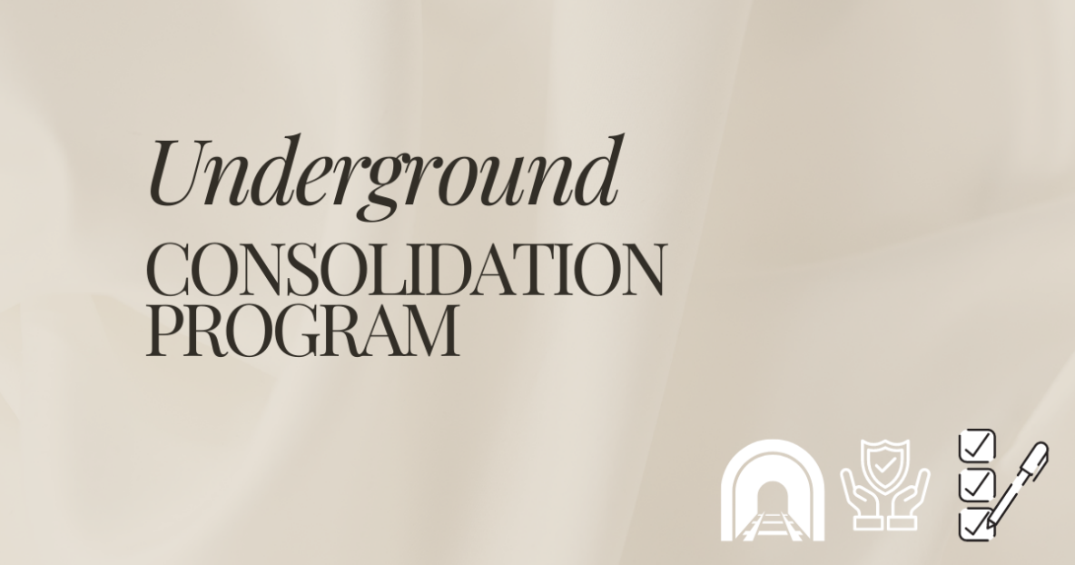 Underground consolidation program 