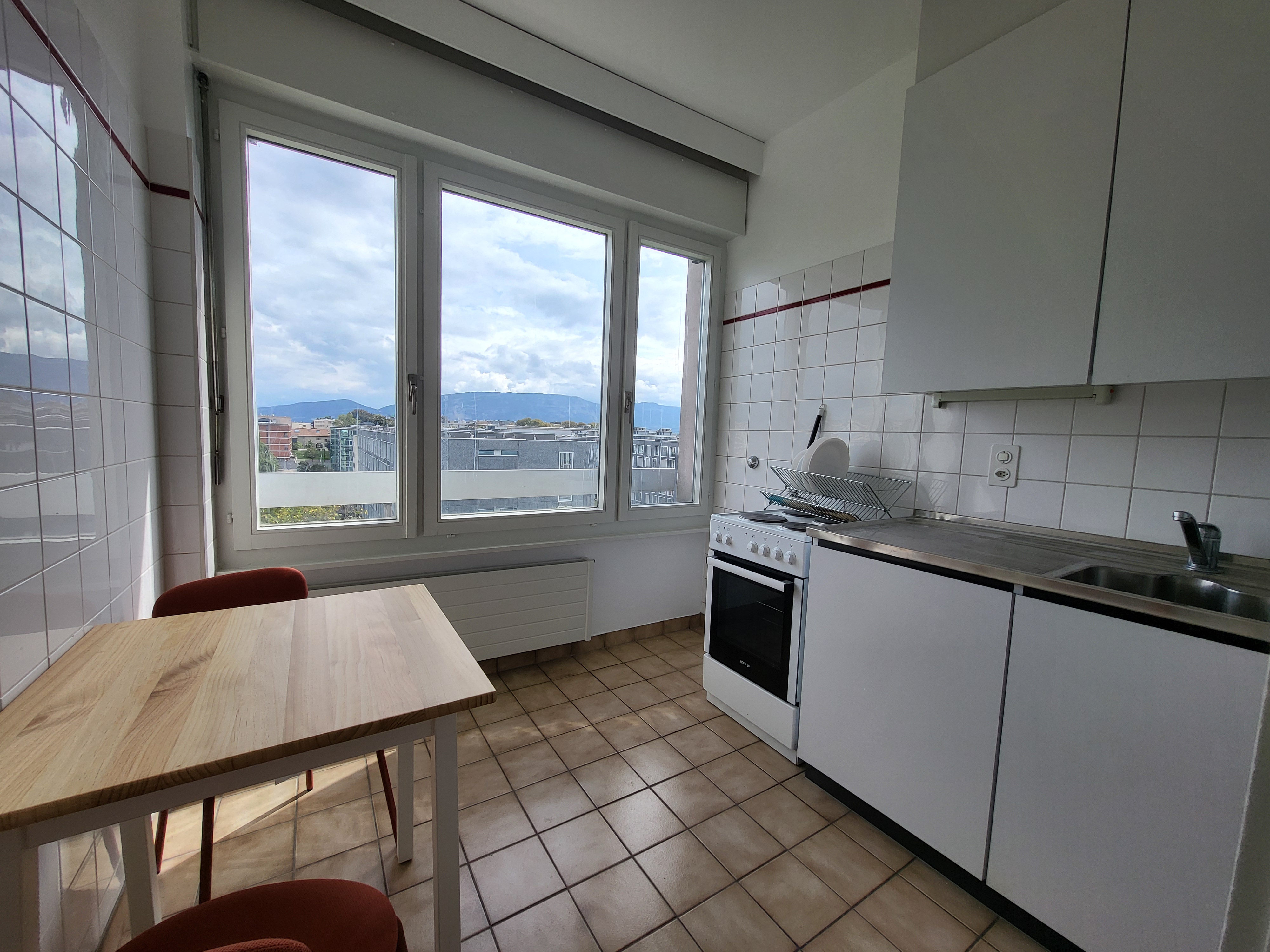 Kitchen in the apartment