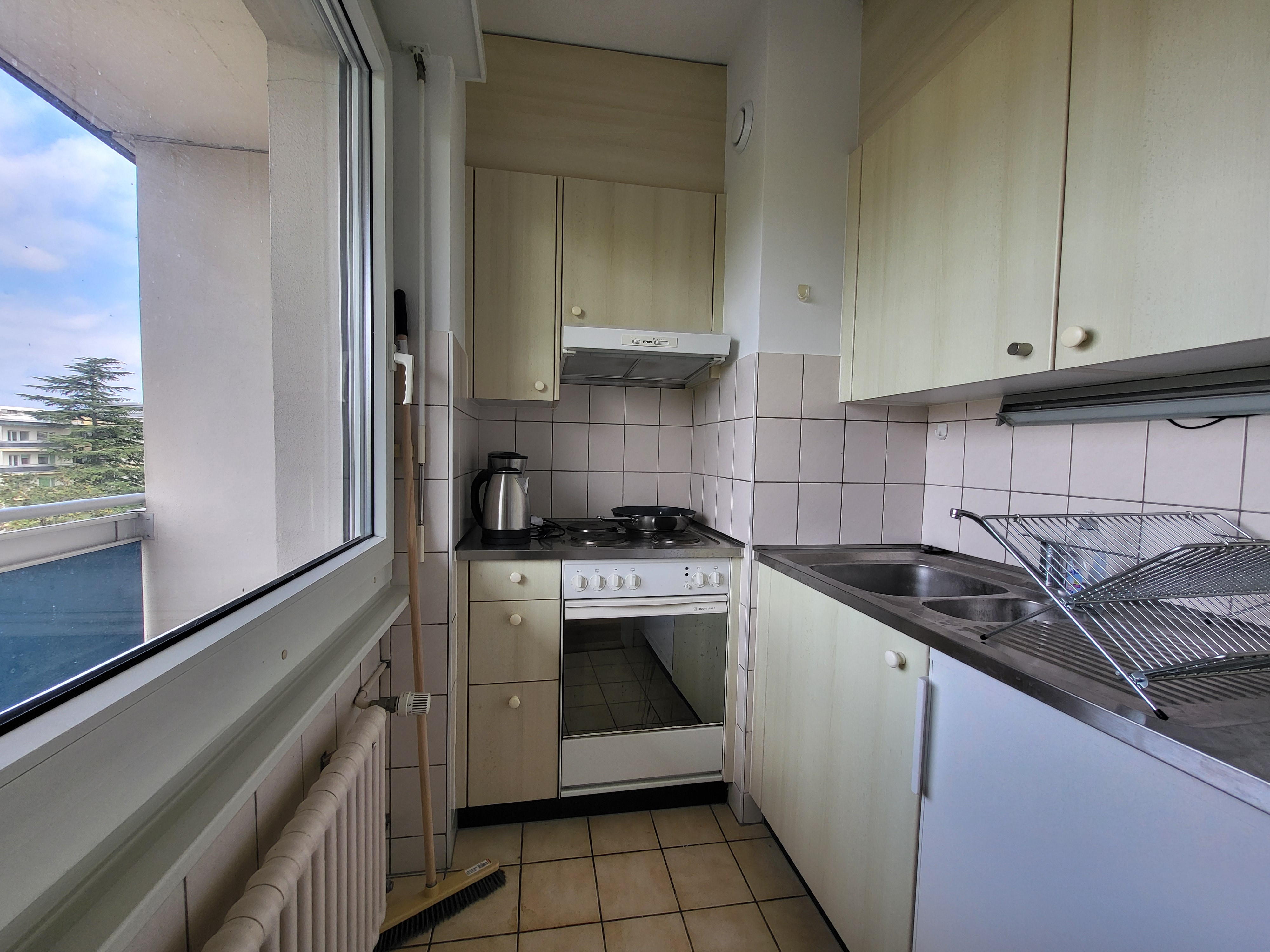 Kitchen in the apartment
