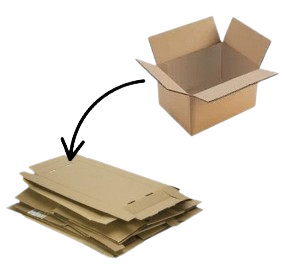 Carboard boxes