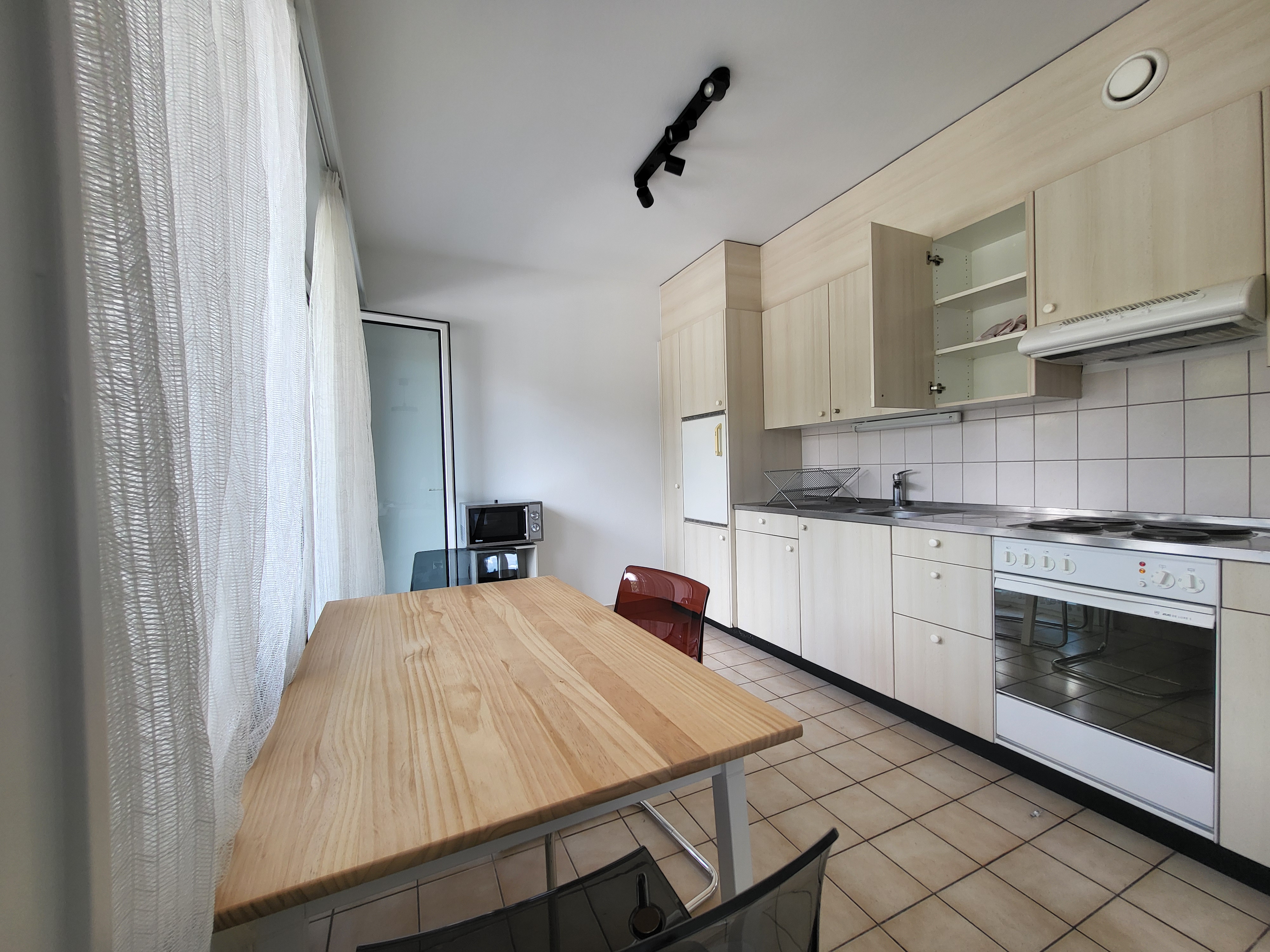 Kitchen in the apartment