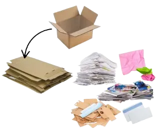 Carboard & Paper mixed