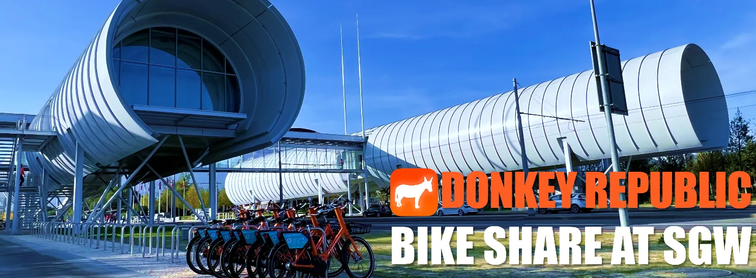 Nouvelle station de vélos en libre-service installée à l’extérieur du SGW