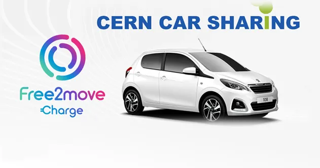 Free2Move: une nouvelle application pour la flotte de voitures CERN