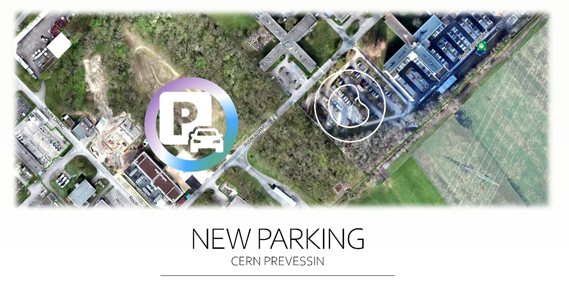 The first parking area associated with Building 777 will soon be built