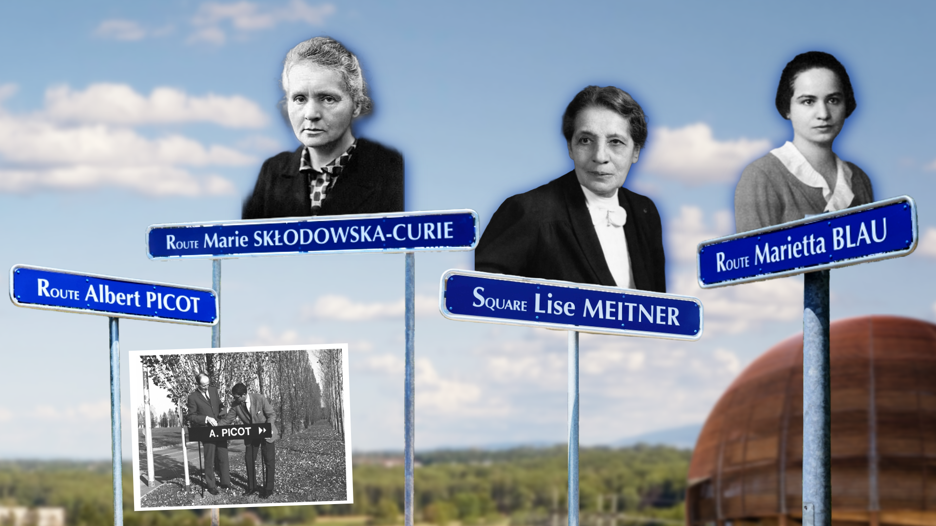 New street names at CERN honour distinguished figures